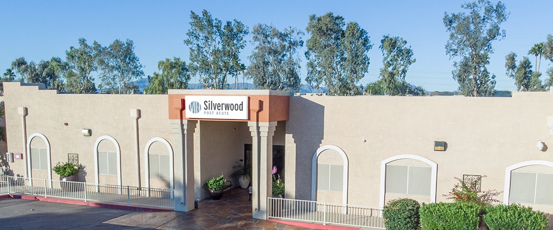 The front of the Ahwatukee Post Acute facility