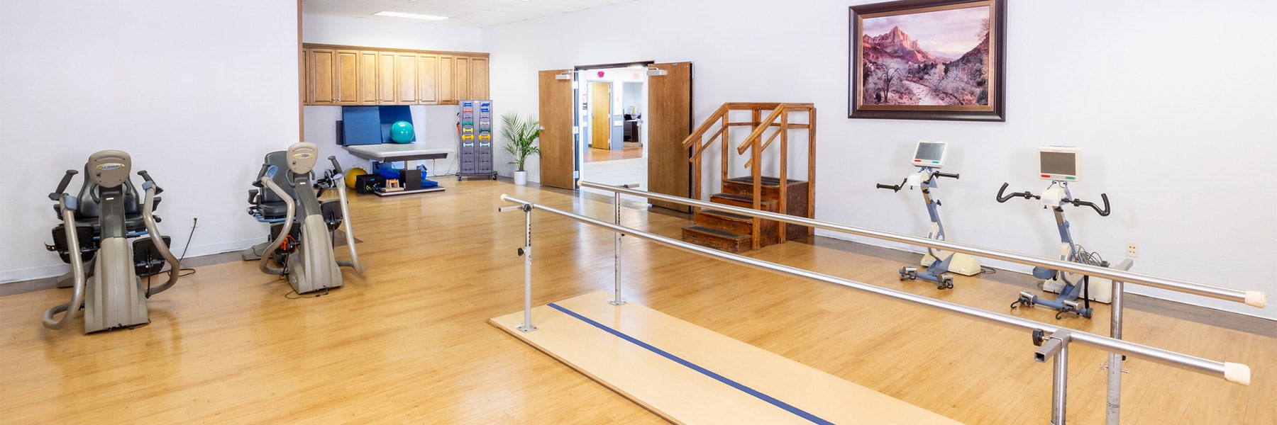 Rehab gym at Ahwatukee Post Acute